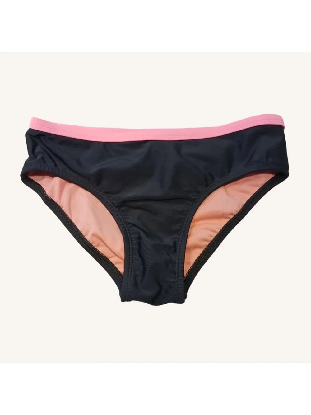 ZeroXposur Girls Swim Bottom Black & Pink Size 10 Comfortable Design